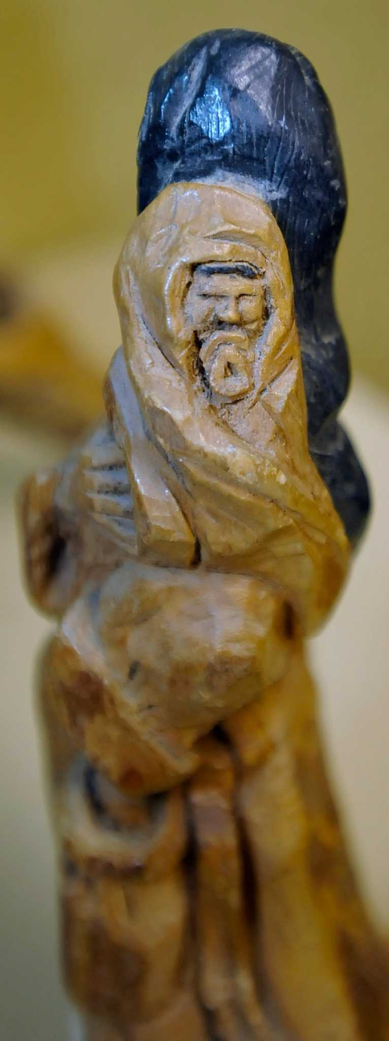Tall Totem & Figure Carving